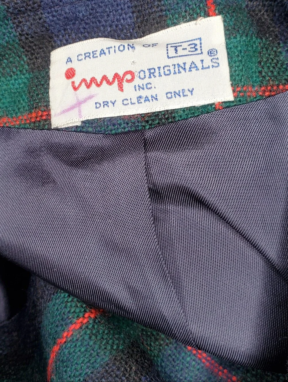 VTG Imp Originals Bullock's Wilshire Boys Plaid Blazer Shorts Suit Set 3T Tartan